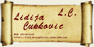 Lidija Čupković vizit kartica